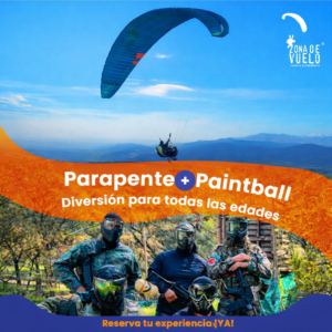 Experiencia Parapente + Paintball — Combo Aventura